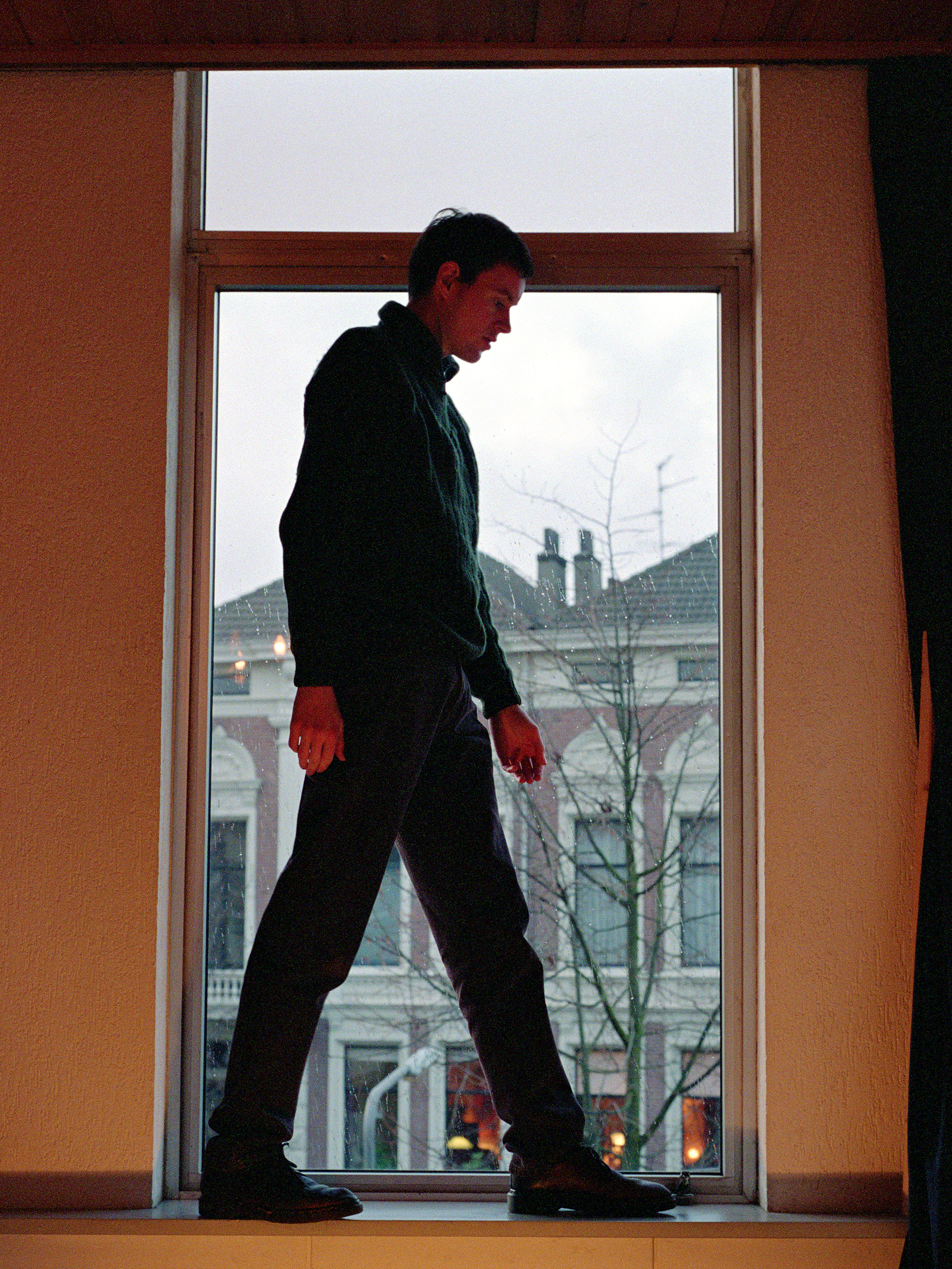 Self-portrait on Windowsill, photograph by Wouter van Riessen